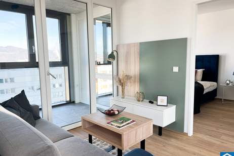 Lichtdurchflutete 3-Zimmer-Wohnung mit Loggia und Ausblick im 7.OG – Ihr Zuhause im High Five Tower ab 01. Juni 2025!, Wohnung-miete, 1.080,00,€, 4020 Linz(Stadt)