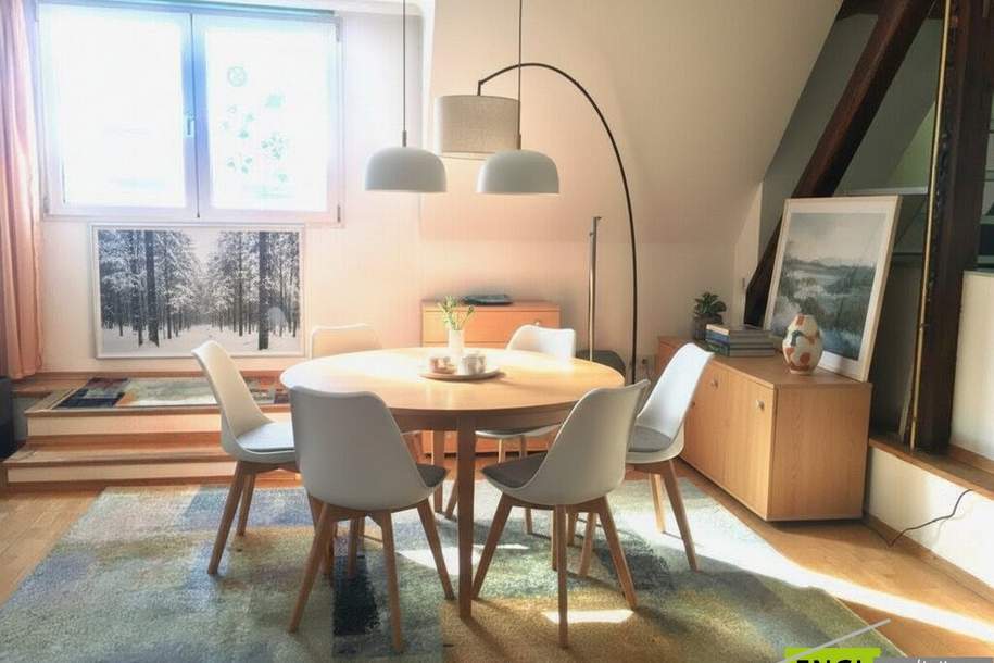 Entzückende 3 Zimmer-Loftwohnung im Dachgeschoss perfekt für Künstler, Single, Paare und kleine Familie, Wohnung-kauf, 450.000,€, 1140 Wien 14., Penzing