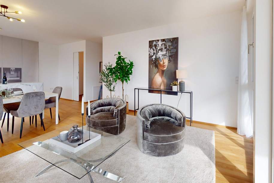 Quality Living mit Blick auf die Weinberge., Wohnung-kauf, 1.198.000,€, 1190 Wien 19., Döbling