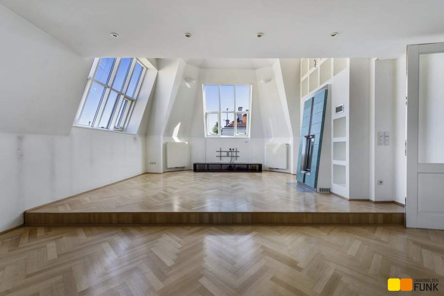 Dachterrassenwohnung mit einzigartigem Turmzimmer, Wohnung-kauf, 1.200.000,€, 1040 Wien 4., Wieden