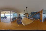 Architektenhaus in sonniger Ruhelage mit Spiral-Weinkeller, Infinity Pool und Burgblick