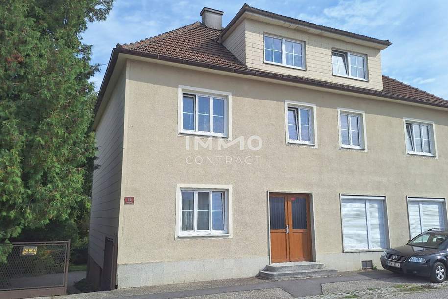 Geräumiges Mehrfamilienhaus mit großem Garten, sowie ehemaligen kleinen Geschäftslokal neben Bahnhof, Haus-kauf, 395.000,€, 3380 Melk