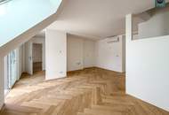 Elevate 1090 – Erstbezug: Luxus Dachgeschoss - Maisonette Wohnung (klimatisiert) mit Balkon und Terrasse nahe U6 Alser Straße, AKH!