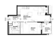 Kompakte DG-TERRASSENWOHNUNG mit Dusche und hochwertiger Ausstattung!