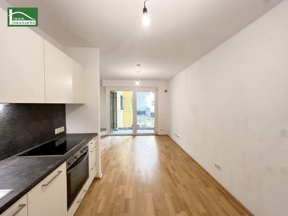 LEO 131 - Hofseitige Neubau-Wohnung mit Loggia! Rasche Anbindung nach Floridsdorf und viel Grün in der Nähe!
