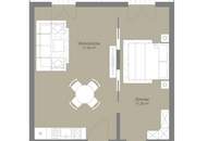 HOFLAGE mit GRÜNBLICK | 3. Stock | Sanierungsbedürftiger Altbau | Bewilligte Planung inkl. bewilligtem Balkon | Nähe Einsiedlerpark, U4 Margaretengürtel, künftiger U2-Station Reinprechtsdorfer Straße