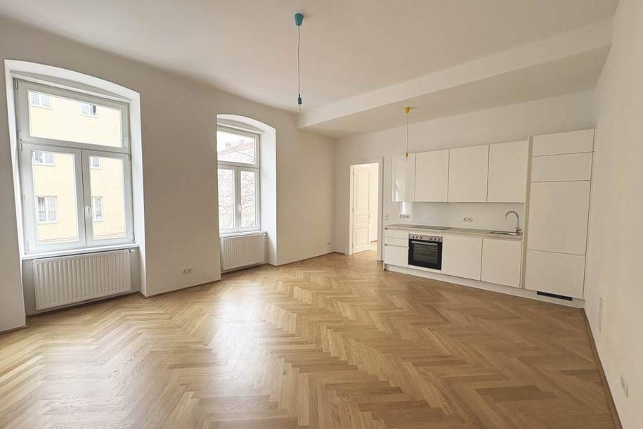 Erstbezug nach Sanierung - Hochwertige 2 Zimmer Wohnung, Wohnung-miete, 1.121,44,€, 1150 Wien 15., Rudolfsheim-Fünfhaus