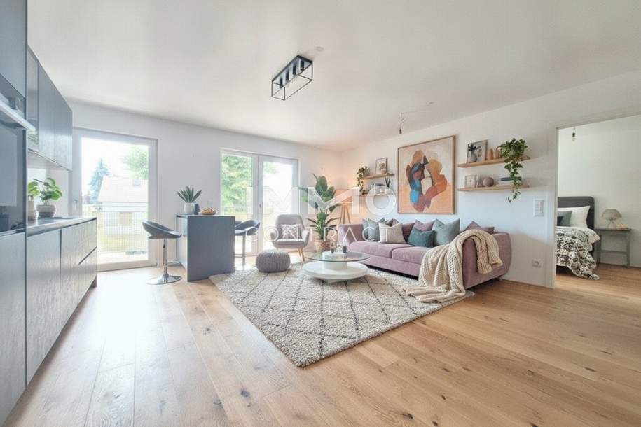 Moderne 2 Zimmer Balkonwohnung mit Top Ausstattung, Wohnung-miete, 1.248,00,€, 1220 Wien 22., Donaustadt