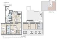Erstbezug nach Sanierung - Dachgeschossmaisonette mit West-Seitig Terrasse - Klimaanlage vorhanden