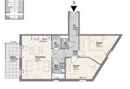 Moderne 3-Zimmer Wohnung mit Kühlung und großem WEST-Balkon - AB SEPTEMBER!