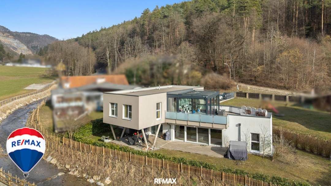 Moderne Architektur trifft auf Großzügigkeit – modernes Einfamilienhaus mit Wintergarten in Graz-Andritz