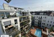 Dachterrassentraum - Einzigartiger Ausblick - Gemeinschaftspool - in Bestlage des 2. Bezirks