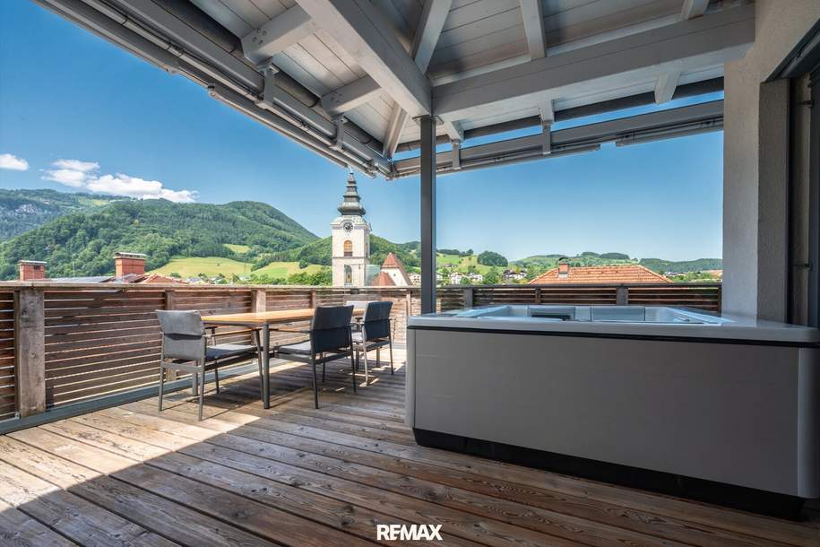 Luxuriöses Penthouse mit traumhafter Dachterrasse &amp; einzigartigem Panoramablick in Ternberg, Wohnung-kauf, 525.000,€, 4452 Steyr-Land