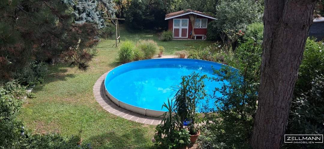Charmantes Einfamilienhaus in Bestlage von Wien-Mauer – mit Pool, Garten und viel Privatsphäre | ZΞLLMANN IMMOBILIEN