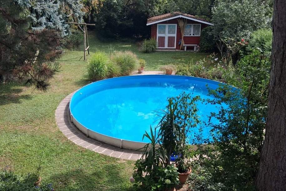Charmantes Einfamilienhaus in Bestlage von Wien-Mauer – mit Pool, Garten und viel Privatsphäre | ZΞLLMANN IMMOBILIEN, Haus-kauf, 1.190.000,€, 1230 Wien 23., Liesing