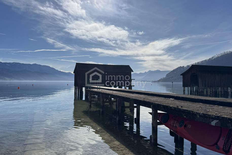Wohnhaus mit Attersee-Seeblick und Seezugang in Litzlberg/Seewalchen, 2 Wohneinheiten., Haus-kauf, 1.490.000,€, 4863 Vöcklabruck