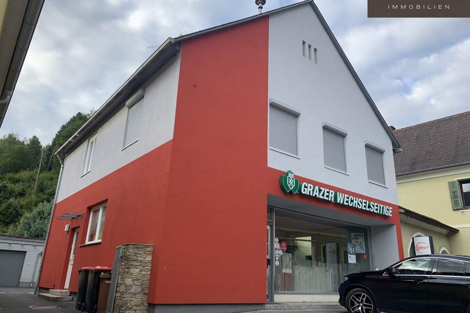 | WOHN- & GESCHÄFTSHAUS | IN GUTER LAGE, Gewerbeobjekt-kauf, 395.000,€, 8184 Weiz