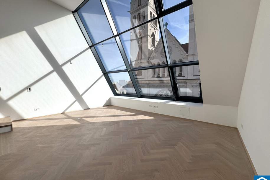 Spektakuläre Dachgeschoßmaisonette mit Terrassentraum und Blick auf die Canisiuskirche, Wohnung-kauf, 1.642.000,€, 1090 Wien 9., Alsergrund