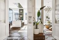The essence of Vienna - Exklusives Altbaujuwel am Naschmarkt – 167 m² zeitlose Eleganz, Blick auf Wiens neuen Naschpark