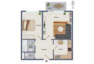 Sonnige 2-Zimmer-Wohnung in Toplage mit Traumaussicht