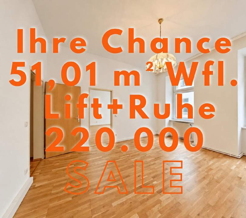 IHRE CHANCE FÜR DEN 2., ELDERSCH-PLATZ-NÄHE U2, WU-NÄHE, 2-ZIMMER-CITY-WOHNUNG +RUHELAGE