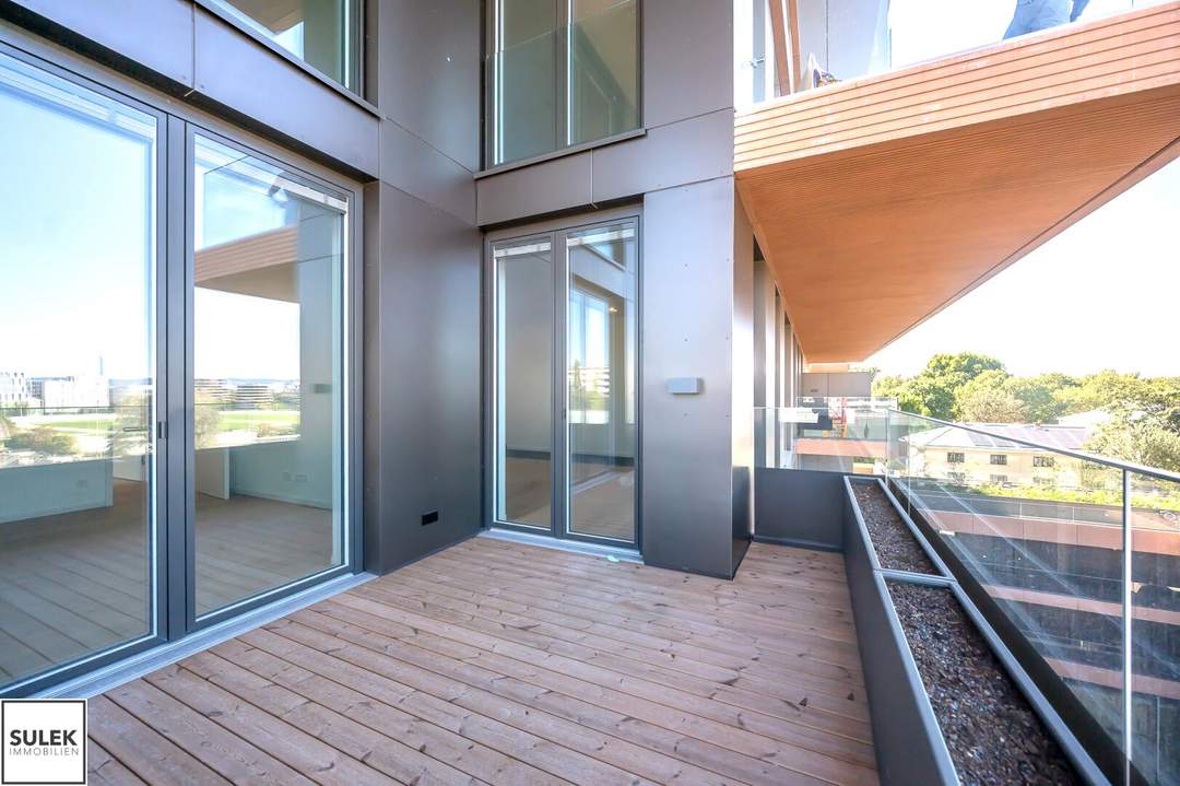 Exklusiv Wohnen im Projekt Grünblick mit U2-Anbindung! 3 Zimmer Erstbezugswohnung inkl. Balkon, Poolnutzung, Fitnessraum, uvm.!