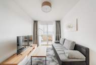 Helles 2-Zimmer-Apartment im 18. Stock mit Südbalkon – voll möbliert, all-inclusive | 1030 Wien