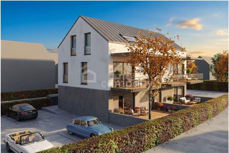 Moderne 2-Zi Gartenwohnung mit Terrasse & Stellplätzen in Seewalchen am Attersee – Erstbezug!, Wohnung-kauf, 4863 Vöcklabruck