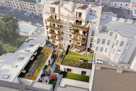 Einzigartiges Townhouse im Erstbezug - 2 Zimmer mit großer Terrasse, Wohnung-kauf, 172.100,€, 1220 Wien 22., Donaustadt