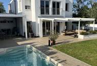 FERNBLICK auf Husarentempel! EINFAMILIENHAUS mit SWIMMINGPOOL und LOUNGES! KLIMATISIERT!