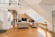 Über den Dächern der Josefstadt – exklusive Dachgeschossresidenz mit Galerie, Dachterrasse & 2 Garagen!