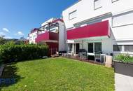 Top Gartenwohnung mit Terrasse &amp; 2 Tiefgaragenplätzen – Wohnen im Grünen, nahe Wien