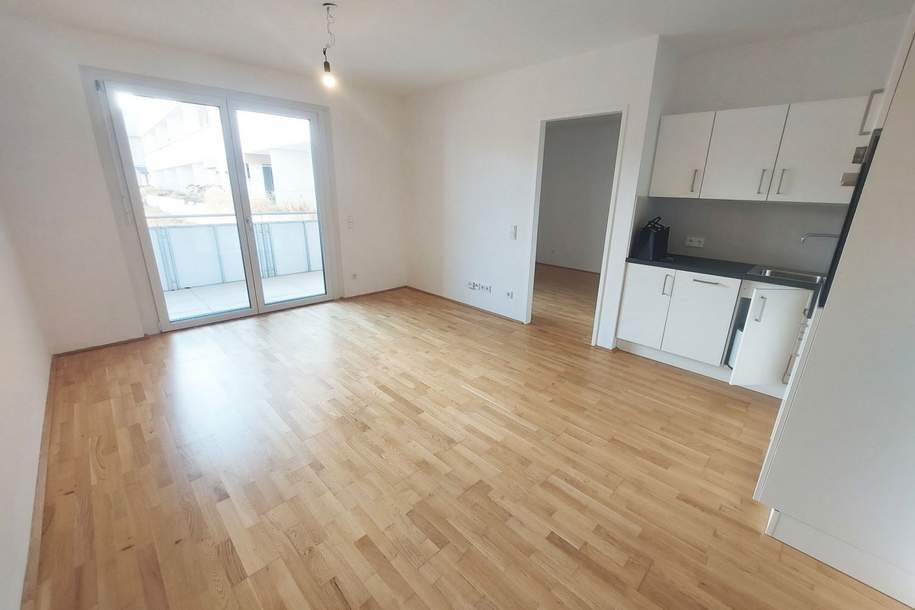 Neubauwohnung mit 2 Zimmern und Loggia - im Zentrum von St. Pölten, Wohnung-miete, 784,84,€, 3100 Sankt Pölten(Stadt)