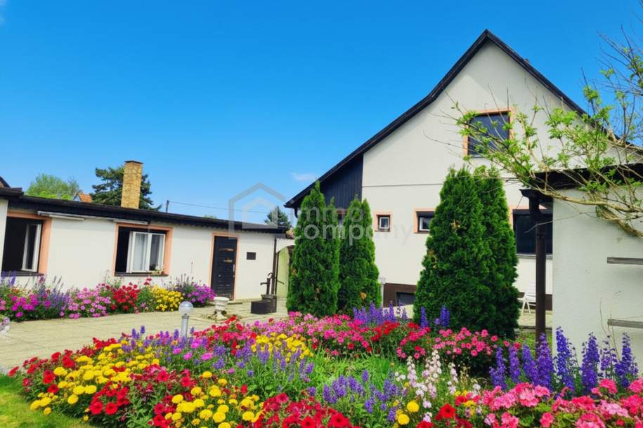 Freihaus im Secret Garden, ein Prachtgarten, im Nahbereich von Baden/Ebreichsdorf, Haus-kauf, 585.000,€, 2483 Baden