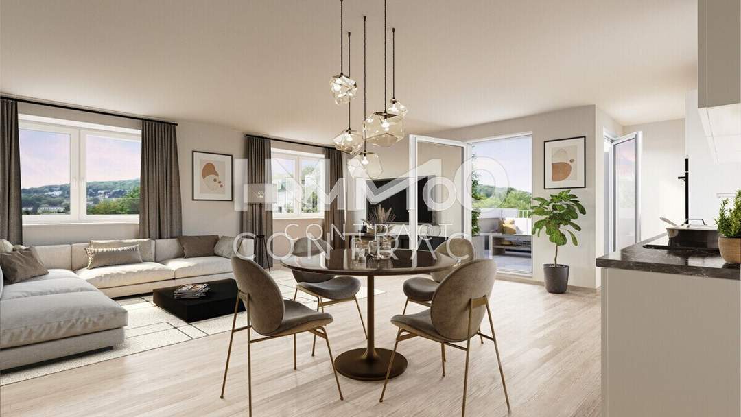 Rückzugsort im Herzen der Stadt: 3 Zimmer mit Blick auf den ruhigen Innenhof - mit Balkon und nahe zur U4