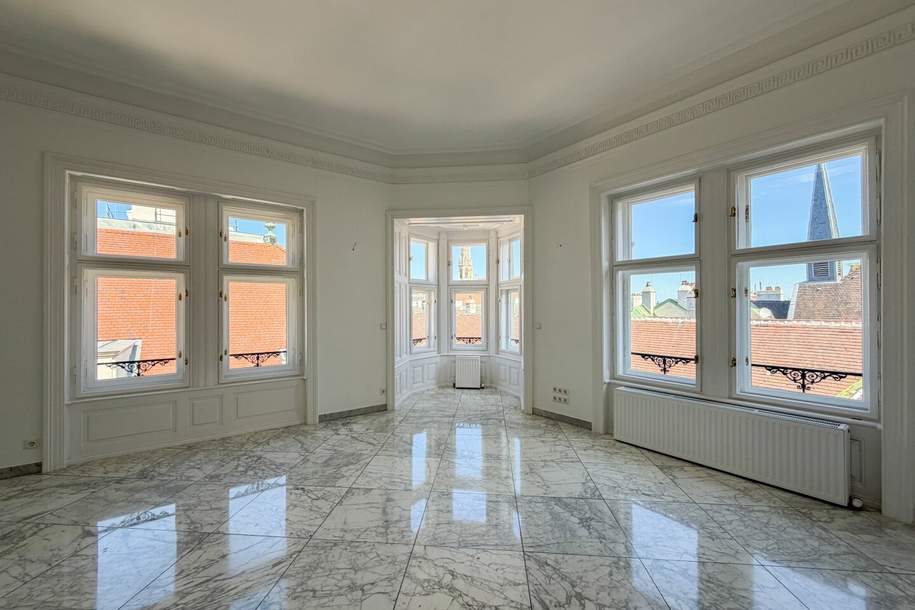 Exklusive Luxuswohnung in innerstädtischer Ruhelage!, Wohnung-legalform.pacht, 3.611,64,€, 1010 Wien 1., Innere Stadt