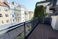 PROVISIONSFREI - ERSTBEZUG - Hochwertige Dachgeschossmaisonette mit Balkon, Terrasse und Deckenkühlung in RUHELAGE!