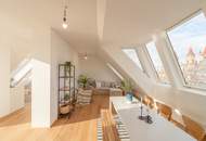 ++FonteFlats++ Außergewöhnlicher 4-Zimmer Dachgeschoss-ERSTBEZUG mit großartiger Dachterrasse