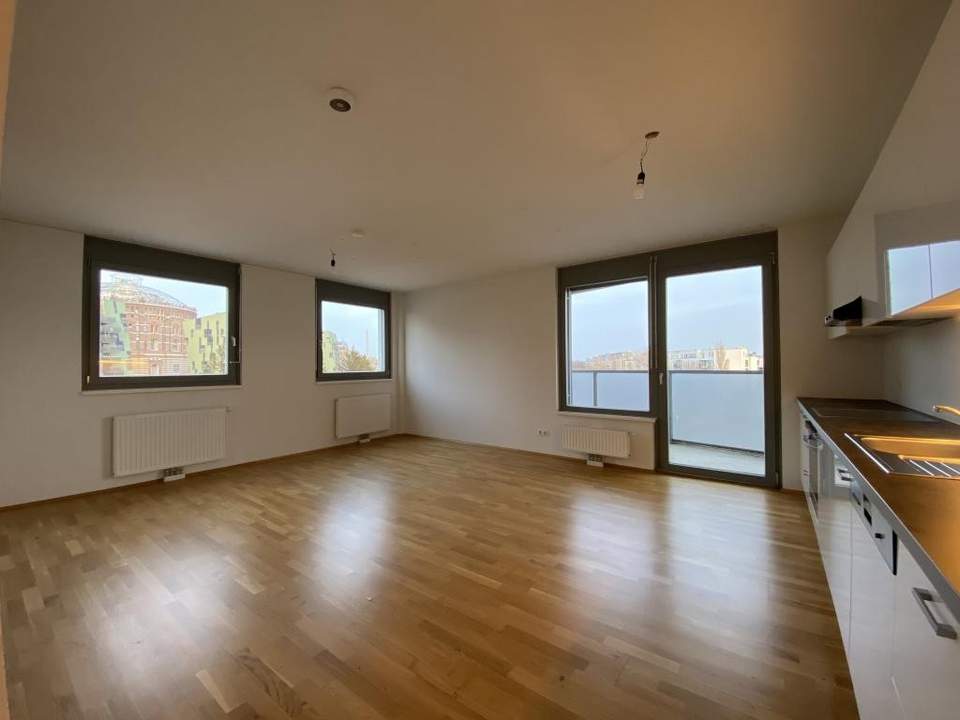 3-Zimmer-Wohnung mit großer Süd-Loggia beim Gasometer! Unmittelbare U3-Nähe!