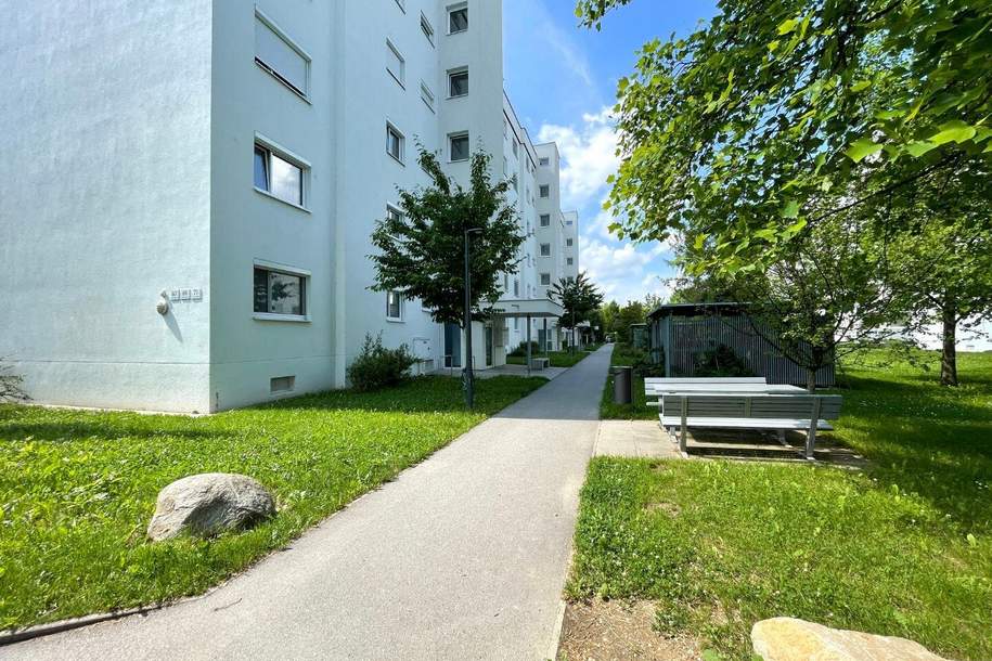 Erleben Sie ein einzigartiges Wohngefühl! Helle, freundliche 1-Raum-Wohnung in grüner Stadtrandlage! Top Infrastruktur!, Wohnung-miete, 589,23,€, 4020 Linz(Stadt)