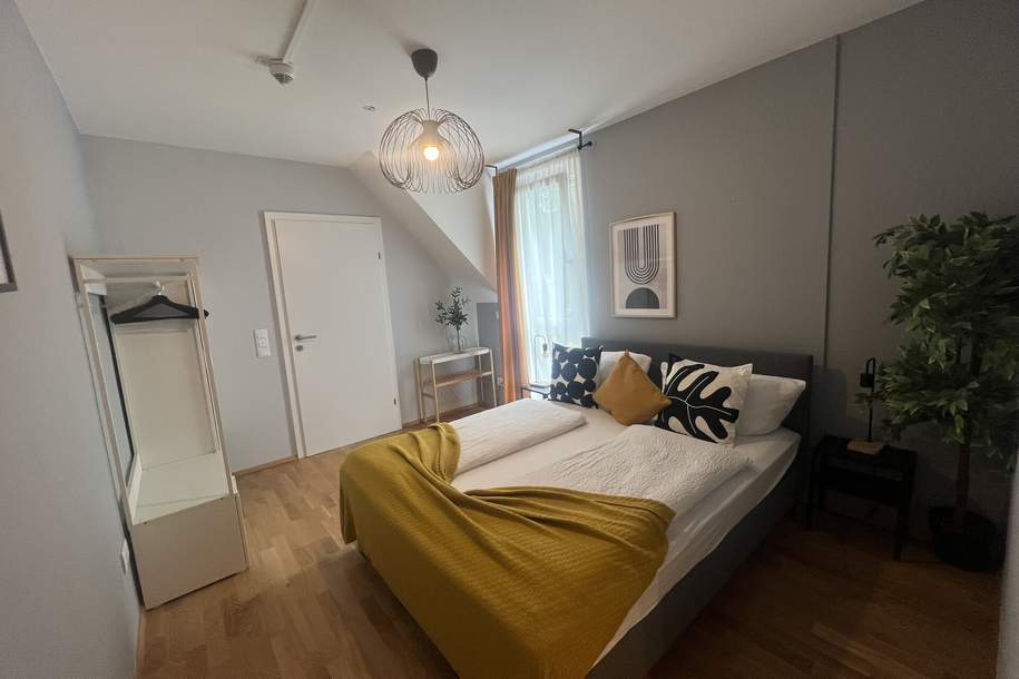 Möblierte 2-Zimmerwohnung in Ruhelage | Open House am 1.11 um 15:00 Uhr, Wohnung-miete, 890,00,€, 1210 Wien 21., Floridsdorf
