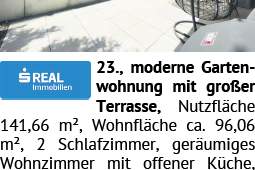 Moderne Gartenwohnung mit großer Terrasse, Nutzfläche 141,66 m², Wohnfläche ca. 96,06 m²,, Wohnung-kauf, 590.000,€, 1230 Wien 23., Liesing