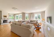 Luxuriöse Villa mit Panorama-Blick in den Pötzleinsdorfer Schloßpark, Wellnessoase und Gartenidylle