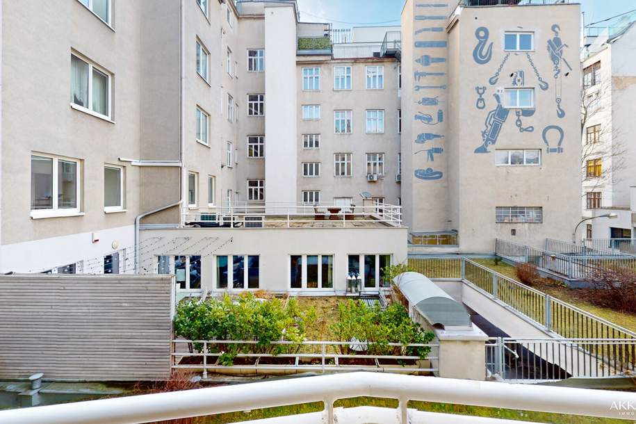 Zentrale moderne 2 Zimmer Wohnung - Ruhelage, Wohnung-miete, 1.149,65,€, 1050 Wien 5., Margareten