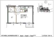 Nähe Neubaugasse U3 ++ 2-Zimmer-Neubauwohnung mit großem Balkon ++ AB AUGUST!!