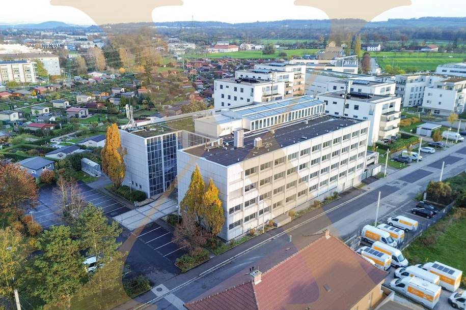 Ideale Lage und Top Austattung! Bestandsfreies Bürohaus (Widmung M) mit ca. 95 Parkplätzen in Linz zu verkaufen!, Gewerbeobjekt-kauf, 5.580.000,€, 4020 Linz(Stadt)