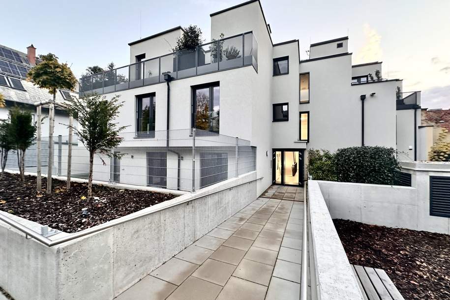 Besonders selten ++ Eigengarten im 1.OG ++ Balkon ++ sonnige Terrasse ++ PROVISIONSFREIES NEUBAUPROJEKT ++ SOFORT BEZUGSFERTIG ++ Erstbezug ++ Hochwertige Ausstattung ++ Hauseigene Tiefgarage, Wohnung-kauf, 698.989,€, 1170 Wien 17., Hernals