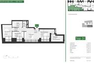 ERSTBEZUG! Sehr gut aufgeteilte Neubau Dachgeschosswohnung mit 78,25 m² + 6,71 m² Terrasse (Top 31 - Bauteil B)