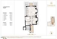 "DONAU PERLE" 3-ZIMMER IM DG MIT ZWEI TERRASSEN UND TRAUMHAFTEM PARKBLICK!