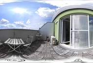 "Traumhafte Dachterrassen-Maisonette mit Fernblick &amp; Badeteichzugang"